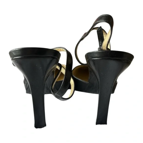 ✨ Charles Jourdan Black and White Women's Heels ✨ - Picture 3 of 10